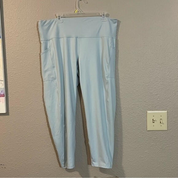 Ideology high waist performance leggings. Light blue, women’s size XXL - Picture 2 of 7